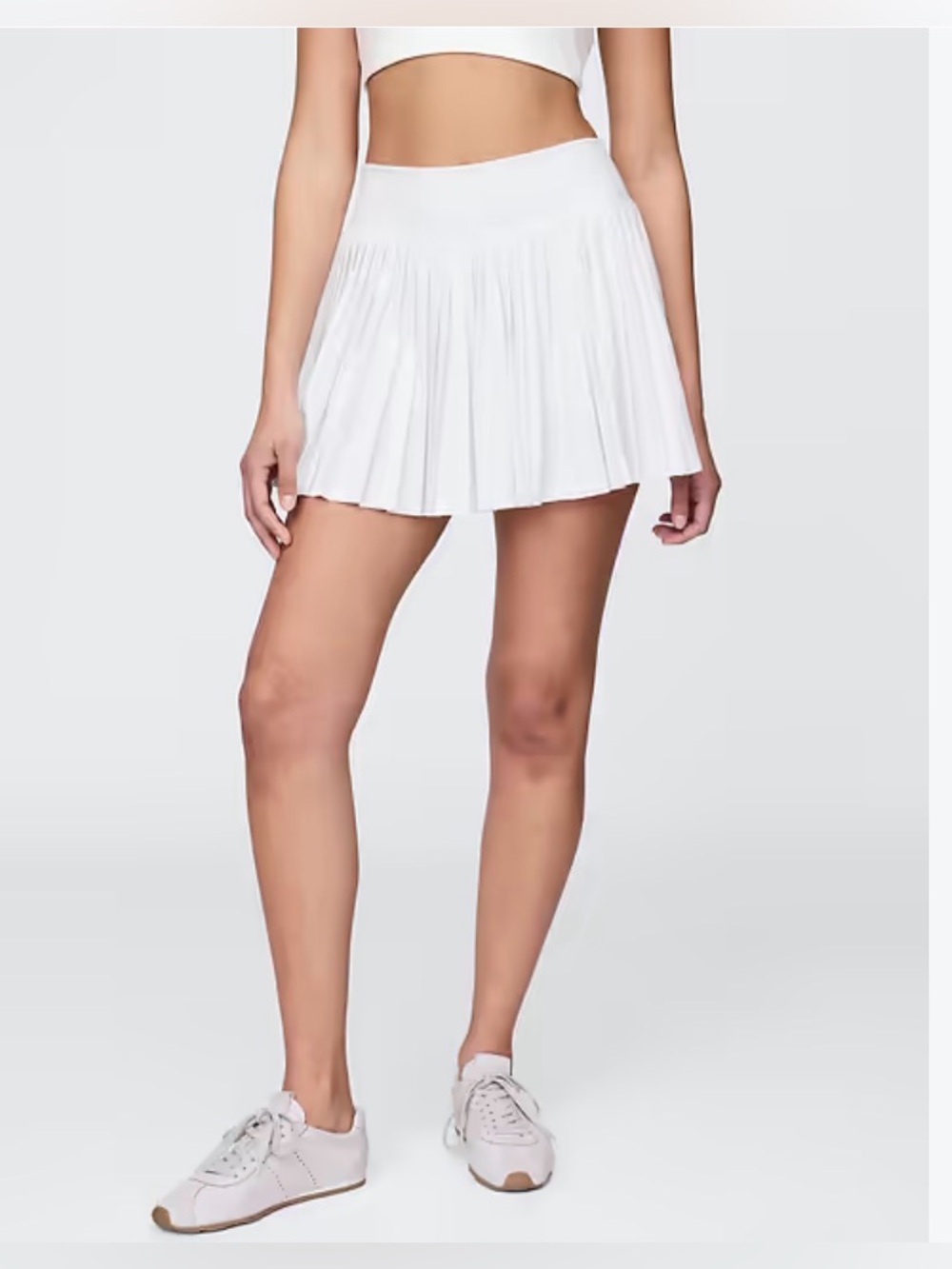 GAP Fit White Pleated Skater Golf Tennis Skirt